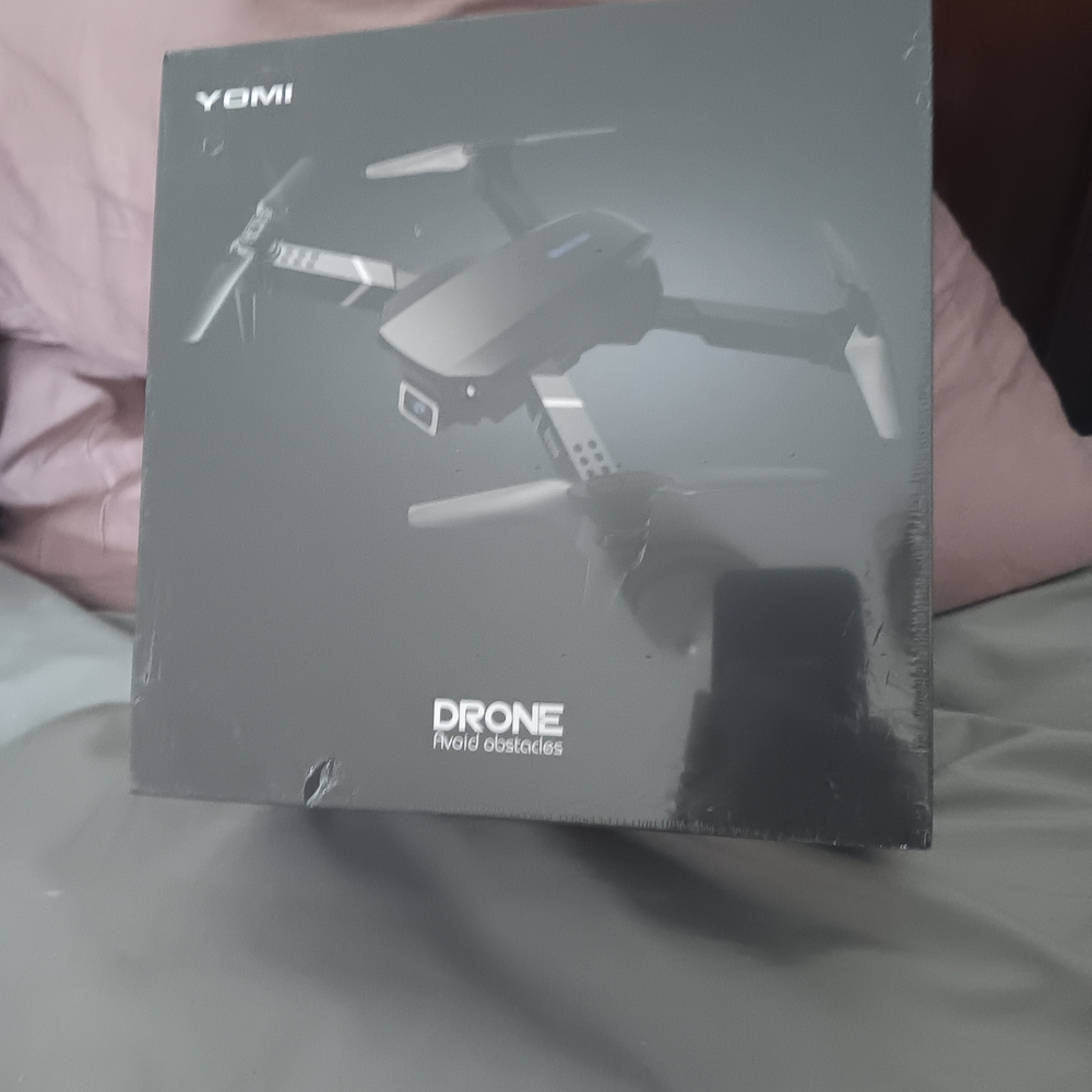 Black Drone with Obstacle Avoidance